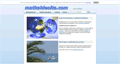 Desktop Screenshot of matkaideoita.com